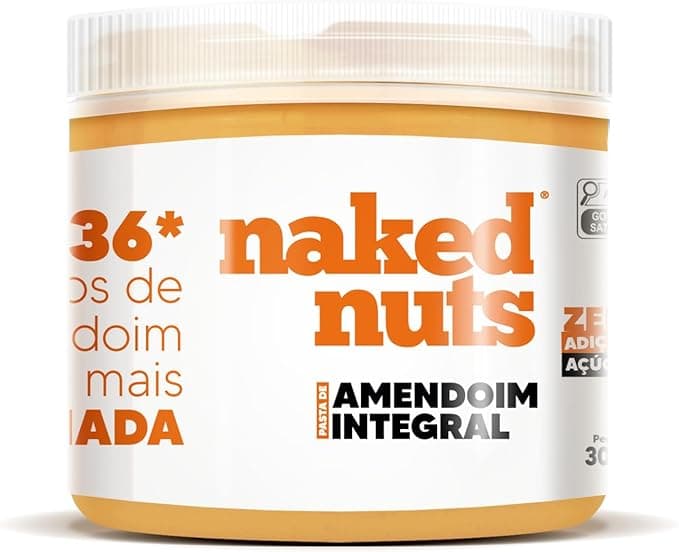 Naked Nuts Pasta de Amendoim 300g: R$17,99 com proteína turbinada