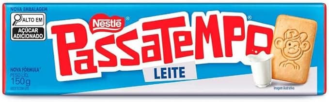 Biscoito Passatempo Leite 150 g por R$3,69 com frete grátis acima R$19