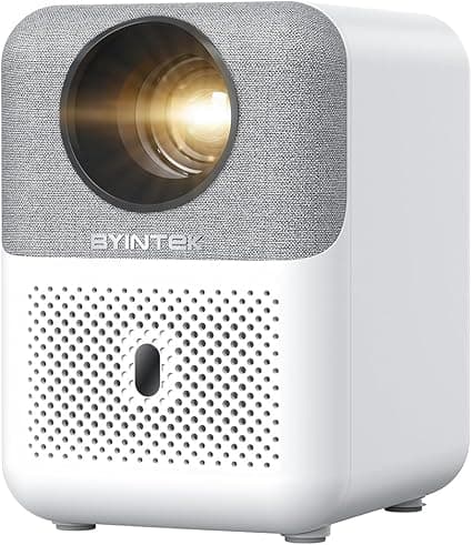 BYINTEK U4: Projetor de 1280×1080 com foco automático, por R$607,99