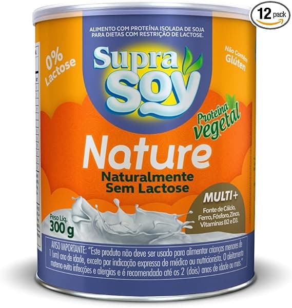 Supra Soy Nature: Pó vegetal sem lactose, 300 g para a volta às aulas