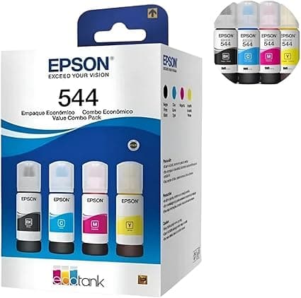 Kit 4 Tintas Epson EcoTank para L1110/1210/3110/3210 — R$159,90