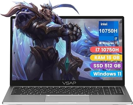 Notebook i7-10750H, 16GB RAM, 512GB SSD Windows 11 15,6″ – R$3.447,55