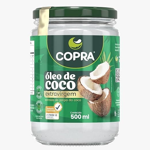 Copra Óleo de Coco Extra Virgem 500 ml com 41% de desconto na Amazon