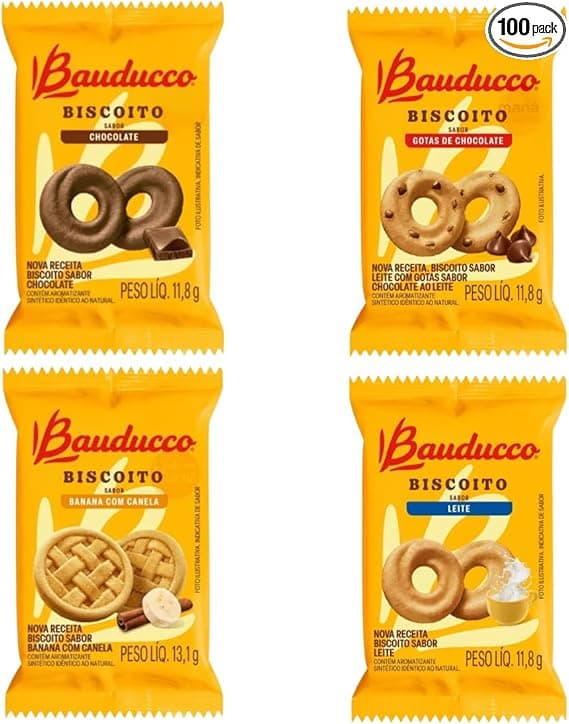 Kit Bauducco: 100 sachês sortidos por R$79,90 para volta às aulas