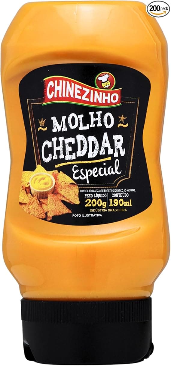 Molho Cheddar Chinezinho 200 g por R$9,90: sabor cremoso para petiscos