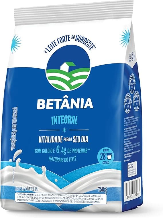 Betânia Leite Em Pó Integral 750G: R$34,90 na Amazon com frete grátis
