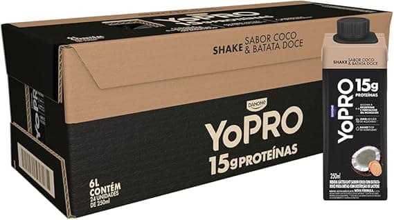 YoPRO Pack 24x250ml Coco com Batata Doce – 15g Proteínas, R$200,29