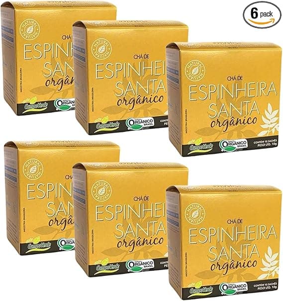 Kit 6cx Chá Espinheira Santa Orgânico Campo Verde — R$71,49 (Amazon)