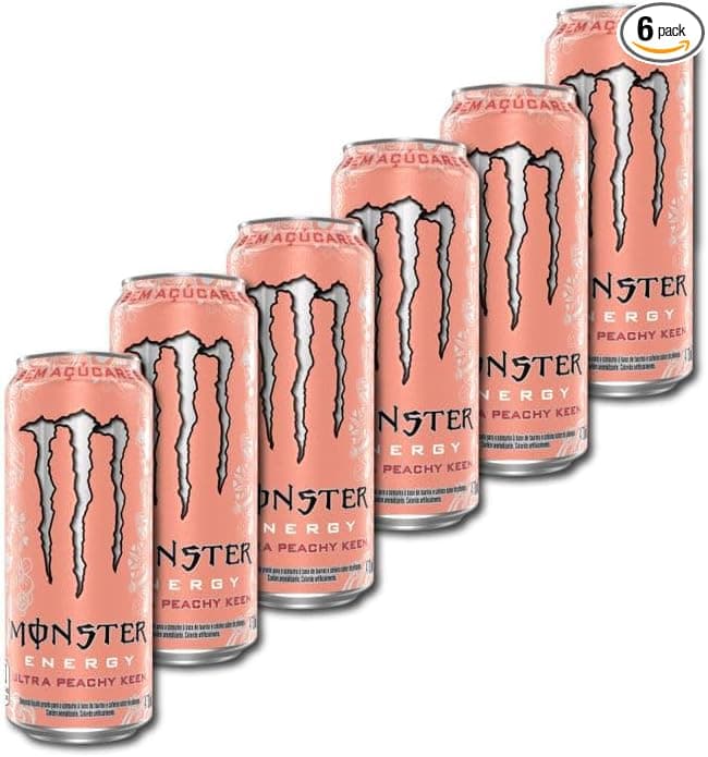 Monster Ultra Peachy Keen Zero Açúcar: 6x473ml a R$56,94 frete grátis