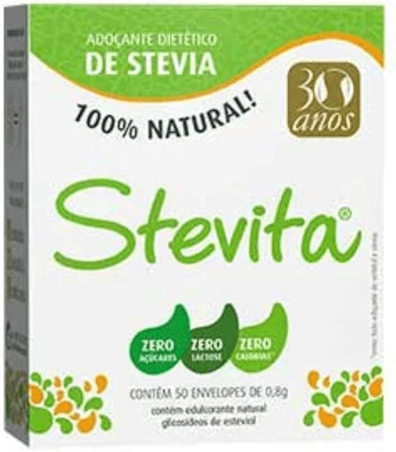Stevita Sachê 50×0,6 g a R$15,49 na Amazon, frete grátis acima de R$19
