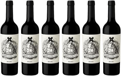 Malbec Mosquita Muerta: Kit Cordero Piel de Lobo (750 ml) por R$284,90