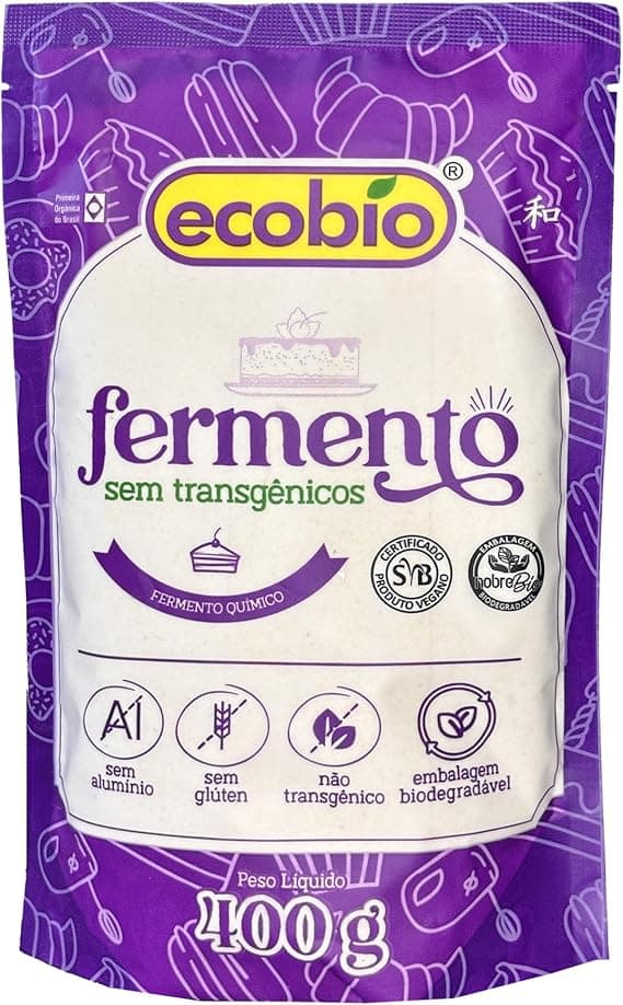 Fermento ECOBIO Não Transgênico (400 g) – R$43,47 com frete grátis