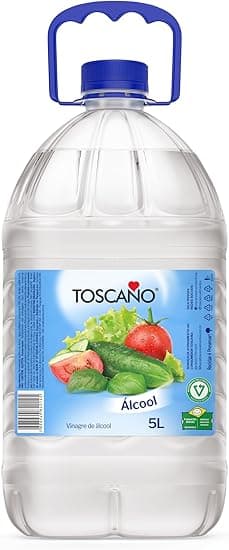 Vinagre Toscano de álcool 5L em oferta: R$26,90 para cozinha e limpeza