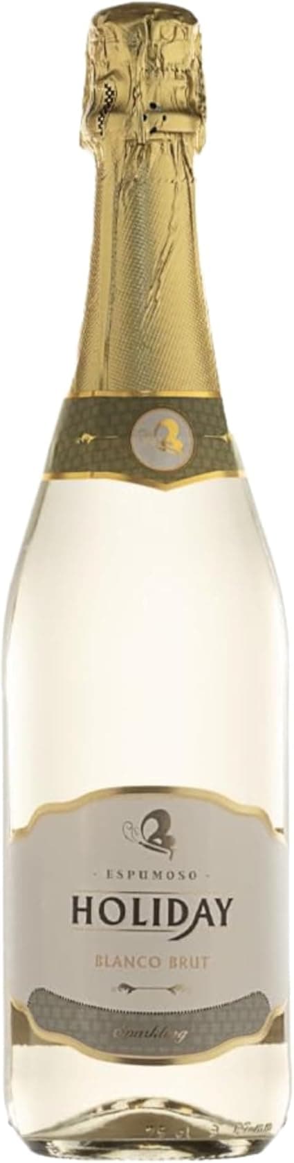 Espumante Brut Branco Holiday Espanhol 750 ml por R$48,90 na Amazon