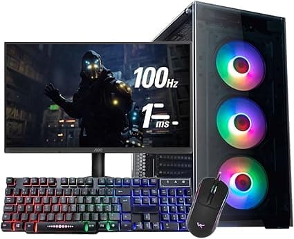 PC Gamer Ryzen 5 5600GT com 16GB RAM e Monitor 21,5 100Hz – R$4.190