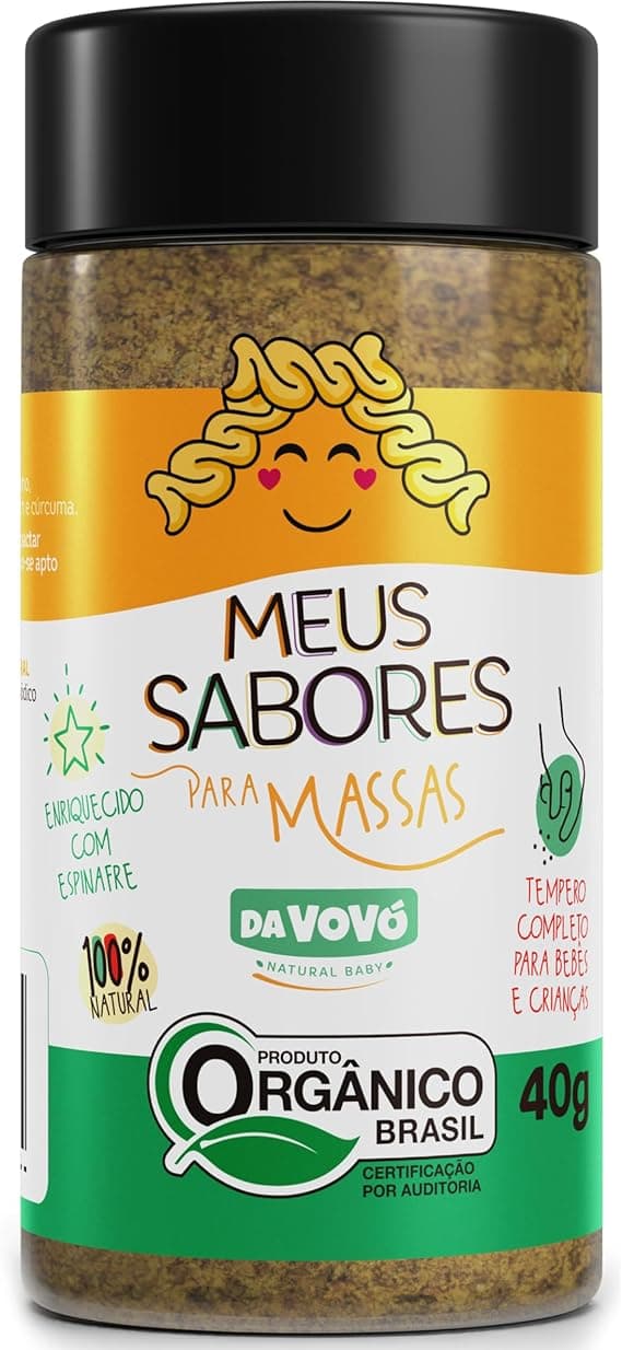 Da Vovó Temperinho para Massas com Espinafre Orgânico — R$14,04 (promo)
