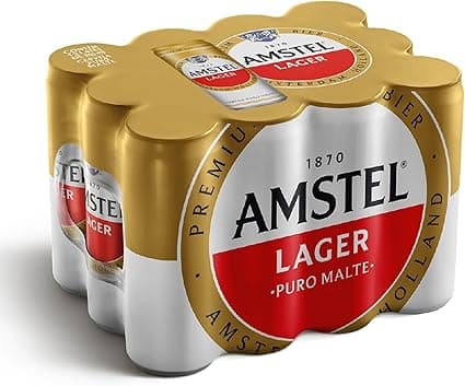Amstel Lager Puro Malte: Pack 12x350ml por R$47,99 com frete grátis
