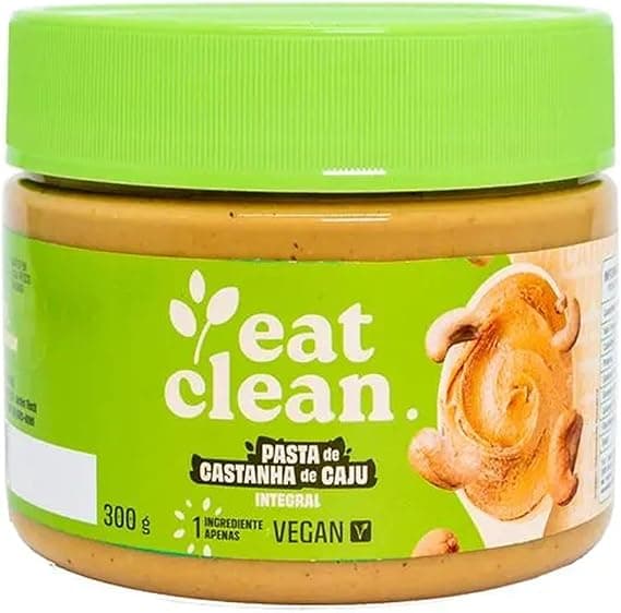 Eat Clean Pasta Castanha de Caju Integral 300g – R$32,90 frete grátis