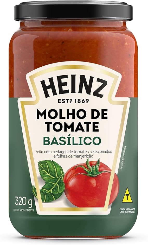 Molho Heinz Rústico Basílico – Volta às Aulas, preço não informado