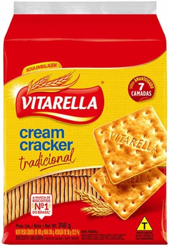 Cream Cracker 350g por R$9,81: lanche rápido para Volta às Aulas