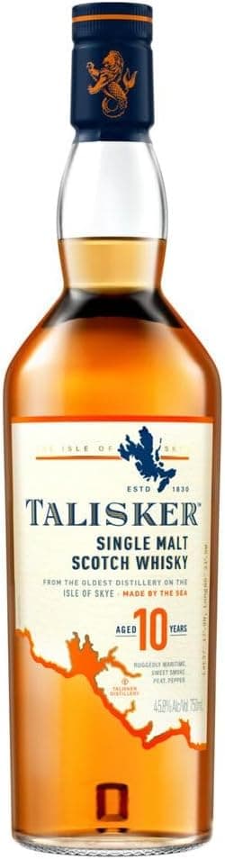 Talisker 10 Anos 750 ml: preço na Amazon R$482,46 com frete grátis
