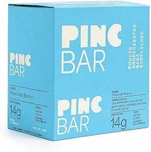 Kit 12 Barras Pincbar 50 g – Chocolate Branco por R$135,70