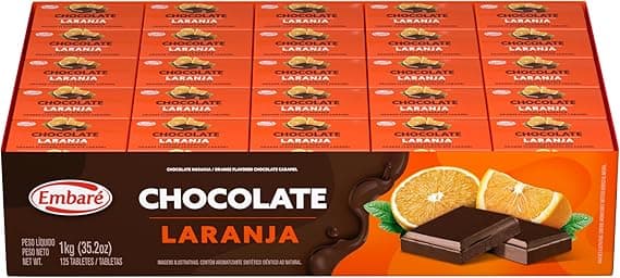 Embaré Caramelos Chocolate Laranja 1kg: R$46,90 com frete grátis