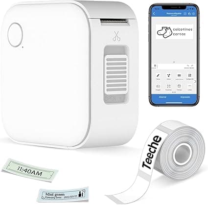 ALTOMEX: Impressora Térmica Portátil de Etiquetas com Bluetooth—R$119