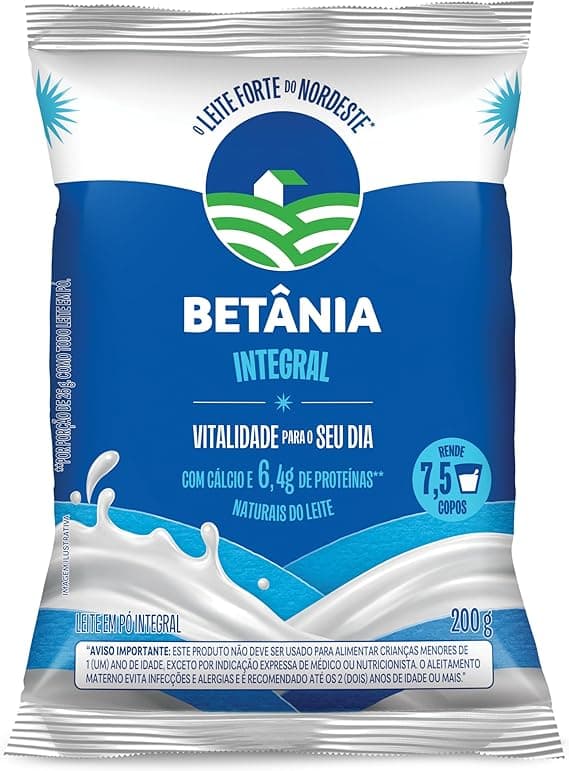 Betânia Leite em Pó 200 g por R$9,99: volta às aulas com entrega