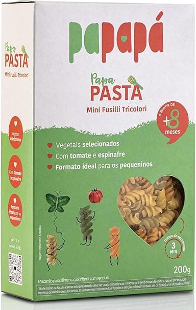 Macarrão Papapá 200 g: Fuzilli Vegetais por R$13,68 com frete grátis