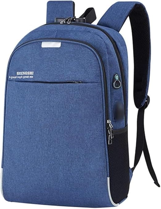 Mochila Executiva Unissex para Notebook até 15.6” com USB – R$47,40
