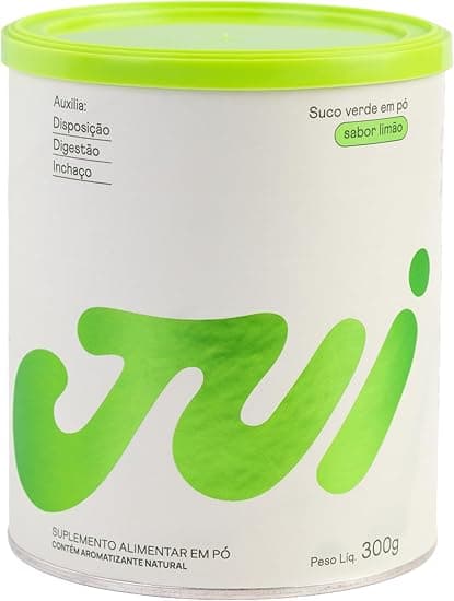 Jui Suco Verde em Pó Limão: 30 doses, R$151,90 na Amazon, sem açúcar