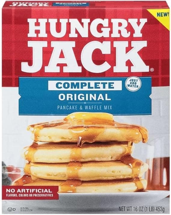 Hungry Jack Mix para panquecas/waffles a R$33,99 com entrega grátis