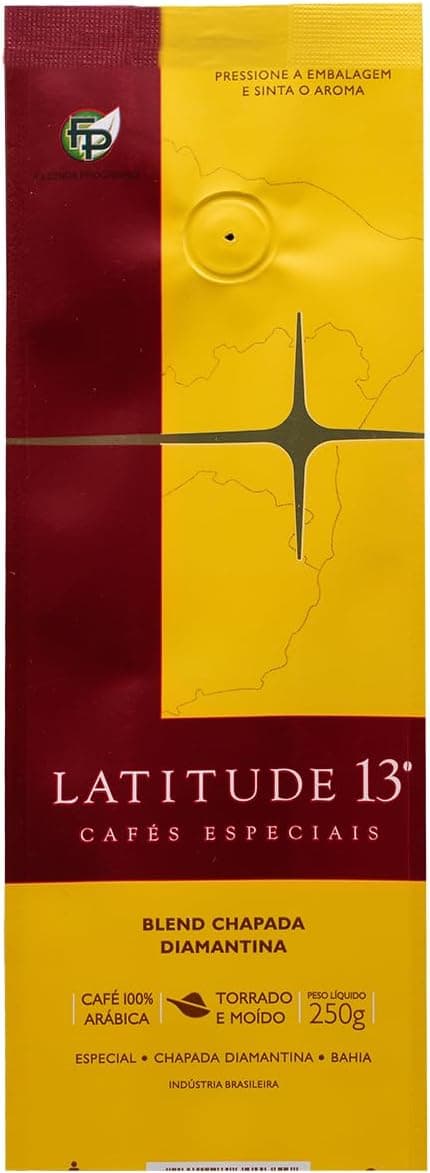 Café Latitude 13 Chapada Diamantina: 250 g por R$27,80, aroma marcante