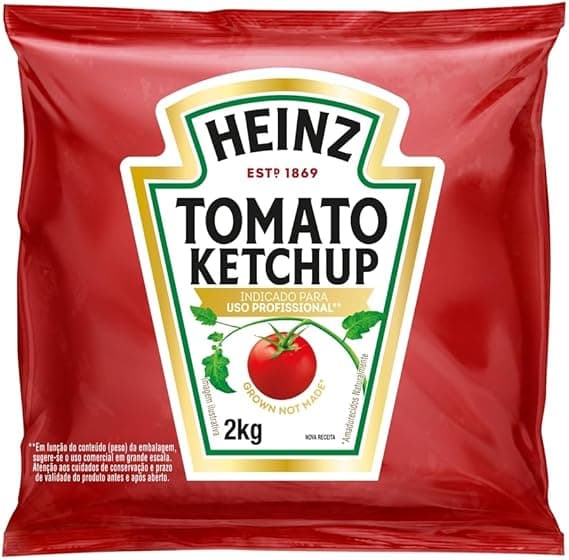 Ketchup Heinz Tradicional 2kg: R$49,90 com 13% desconto na Amazon