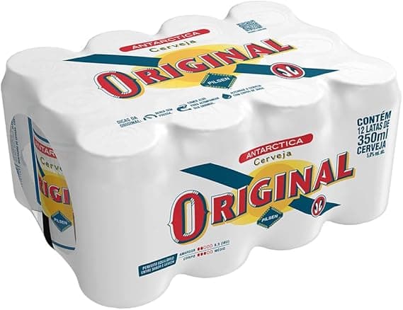Pack Cerveja Original Pilsen 350ml, 12x por R$54,42 com entrega grátis
