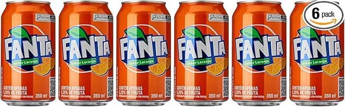 Fanta Laranja 6x350ml por R$17,94 com frete grátis acima de R$19