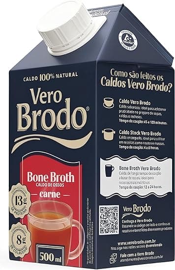 Caldo de Ossos Bovino Vero Brodo 500ml por R$ 19,90 com frete grátis
