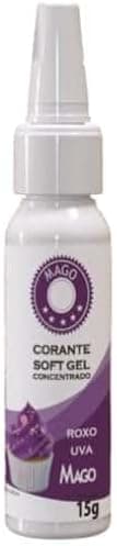 Corante Soft Gel Roxo Uva 15g (Mago) por R$5,00 na Amazon