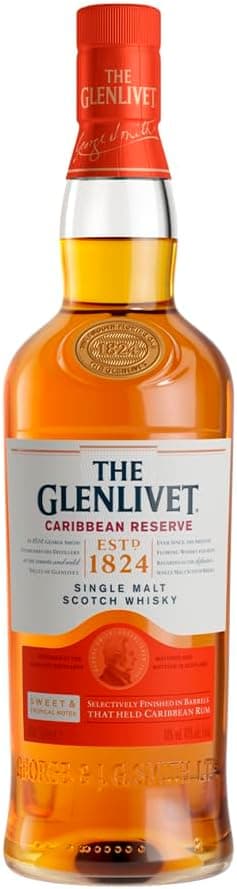 Glenlivet Caribbean Reserve 750ml: acabamento caribenho preço R$265,90