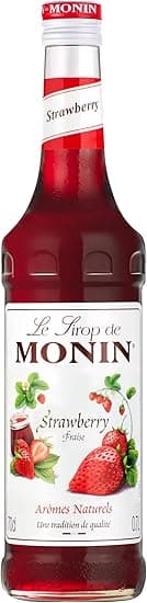 Morango Monin 700 ml: R$62,99 na Amazon e drinks em casa