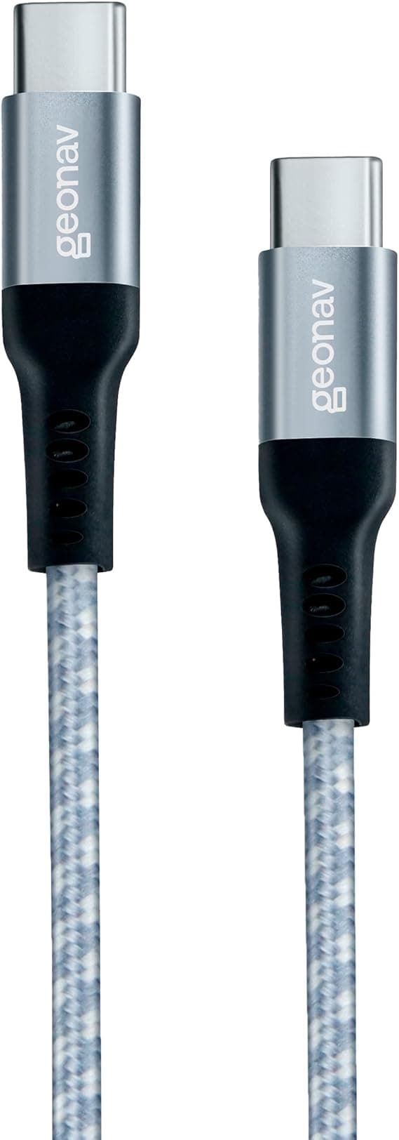 Cabo USB-C Geonav 1,5 m: carregamento até 100W por apenas R$19,00