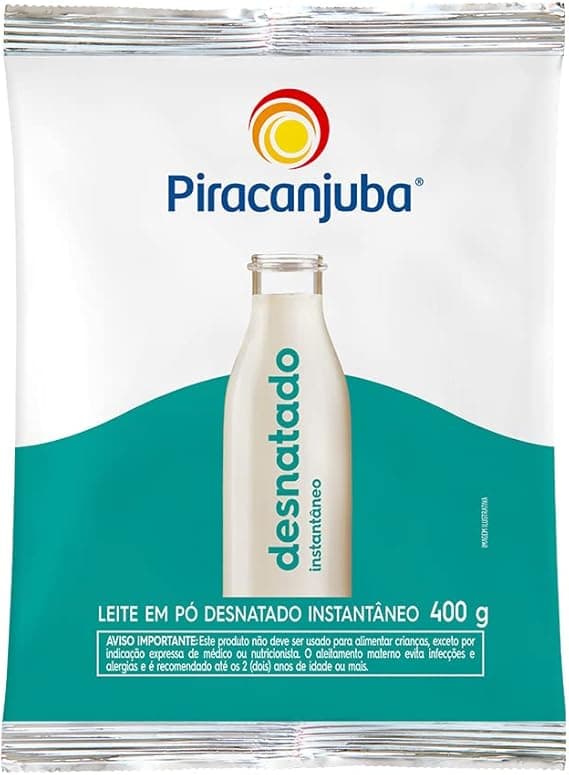 Piracanjuba Desnatado Instantâneo 400 g — R$23,49 com entrega grátis