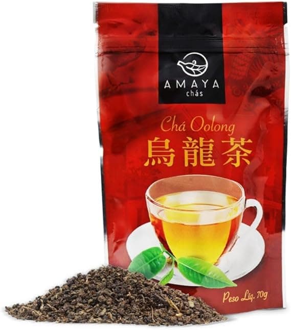 Oolong Amaya 70 g: Chá suave, R$23,80 na Amazon para a Volta às Aulas