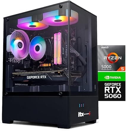 ITX Arena: Ryzen 5 5500 + RTX 5060 8GB por R$5.399,90 em 1080p