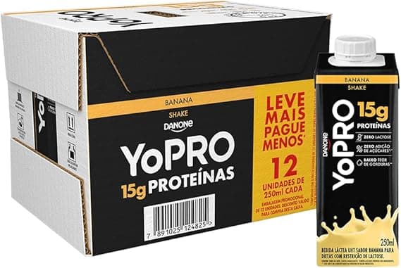 YoPRO Banana: 12×250ml com 15g de proteína para a volta às aulas