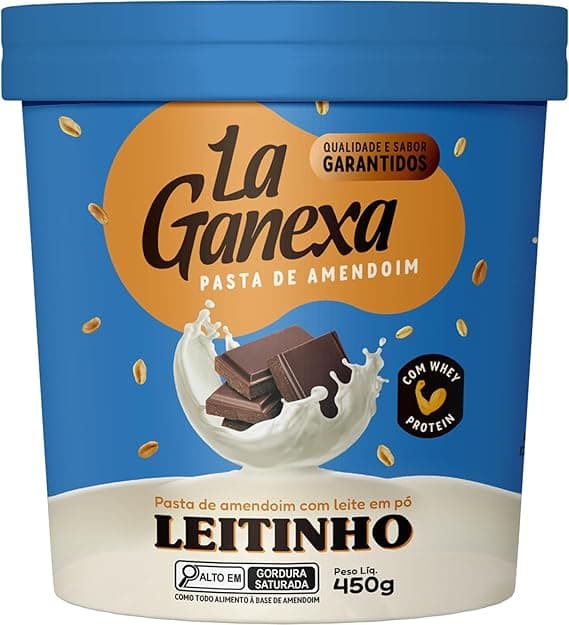 La Ganexa Leitinho: Pasta Amendoim 450 g por R$44,80 com frete grátis na Amazon