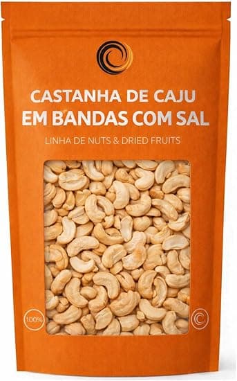 Castanhas de Caju Torradas em Bandas 1kg — R$63,92 frete grátis Amazon