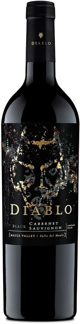 R$39 na Amazon: Diablo Dark Black 750ml, Cabernet encorpado