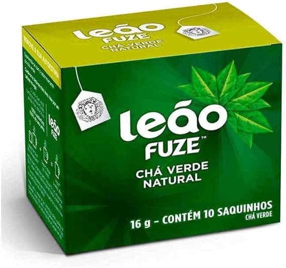 Leão Chá Verde Fuze 10 sachês por R$3,99 na Amazon (Volta às Aulas)
